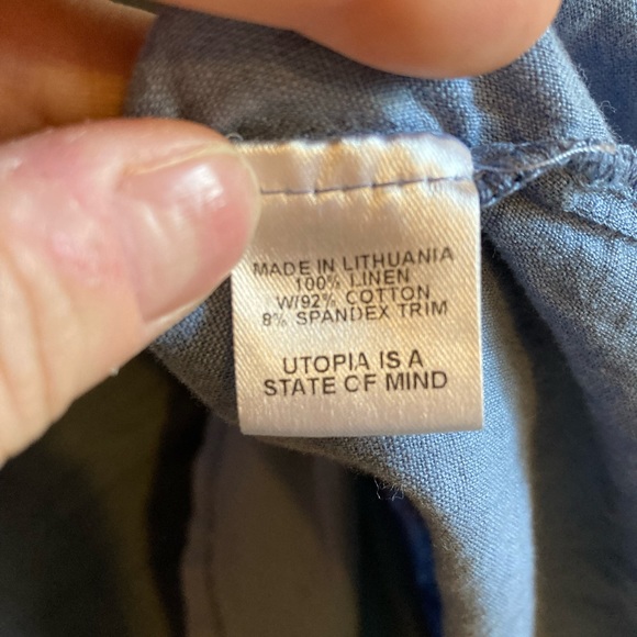 FLAX Blue dress • size P (XS size 4-6) • long, sleeveless • new never worn 😍 - Picture 5 of 11